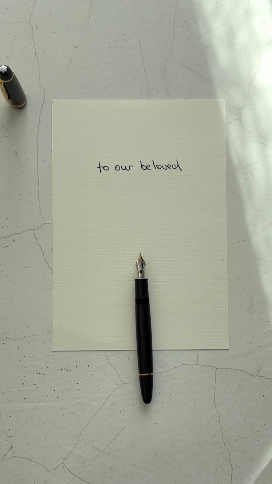 AD| writing our first love letter to you, little one — writing with a „Meisterstück“ and all the …