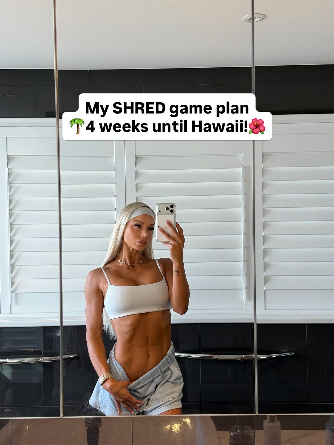 4 weeks until we leave for Hawaii and here’s exactly what the game plan looks like!

I see a lot of …
